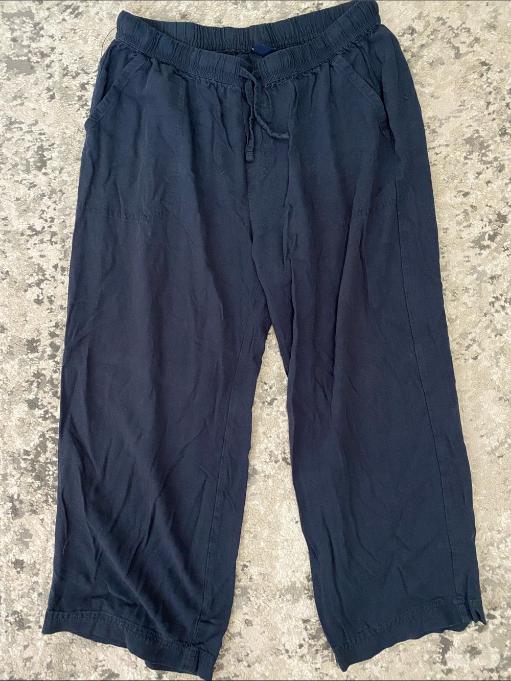 Angie High Waisted Straight Leg Cropped Pants